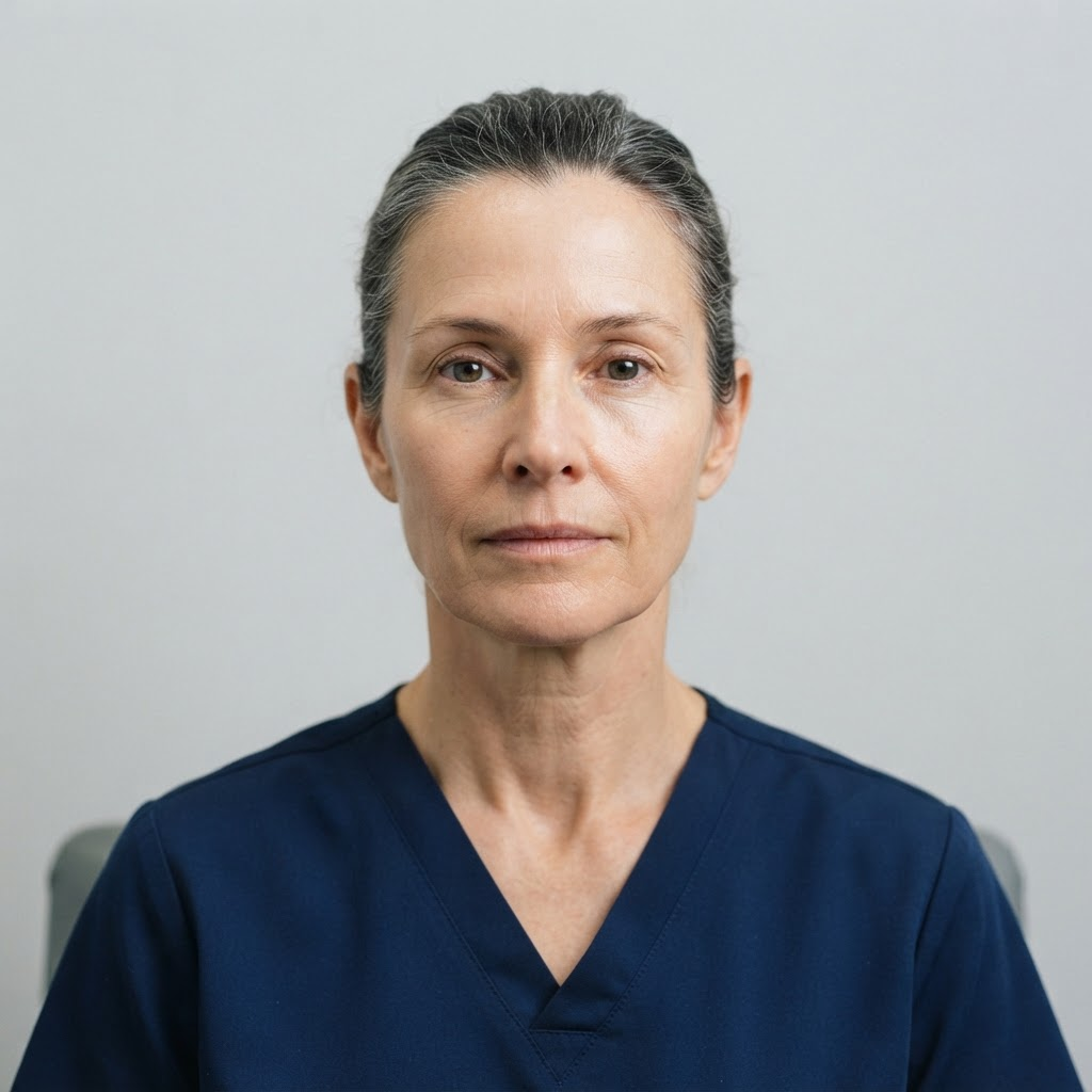 Facelift and neck lift sample, after