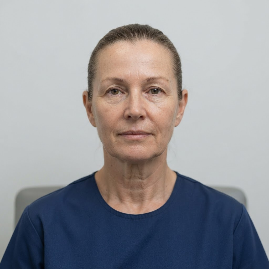 Facelift and neck lift sample, before